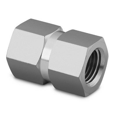 Stainless Steel Pipe Fitting, Hex Coupling, 1/2 in. Female NPT